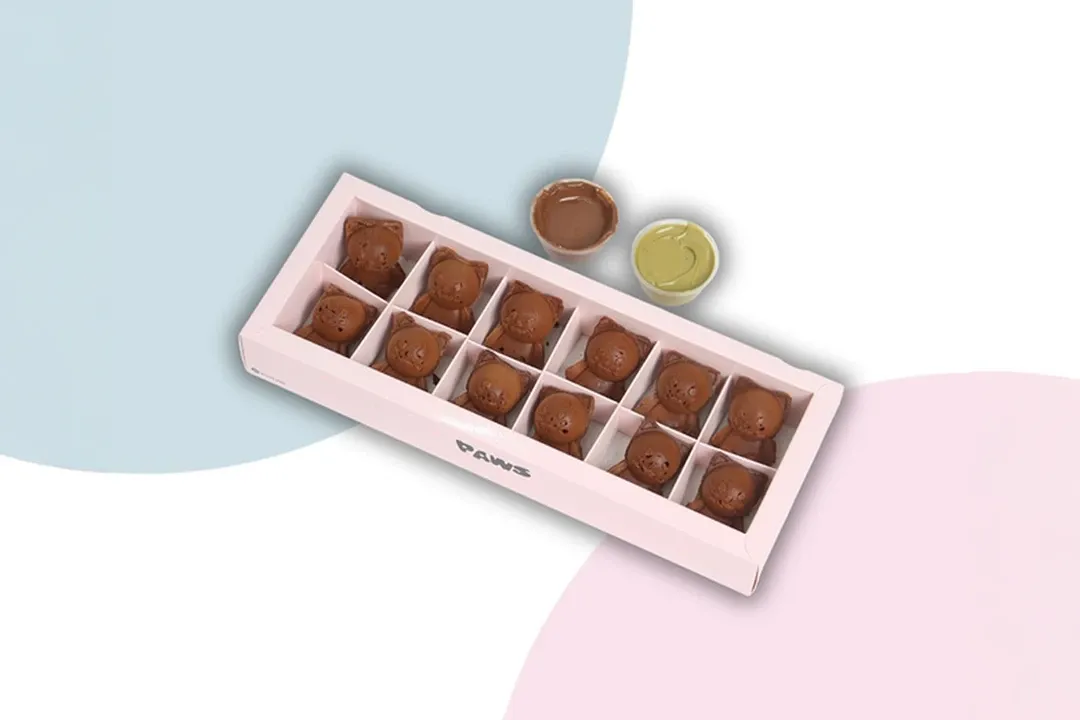 Family Mini Kitten Pancake Box – Chocolate