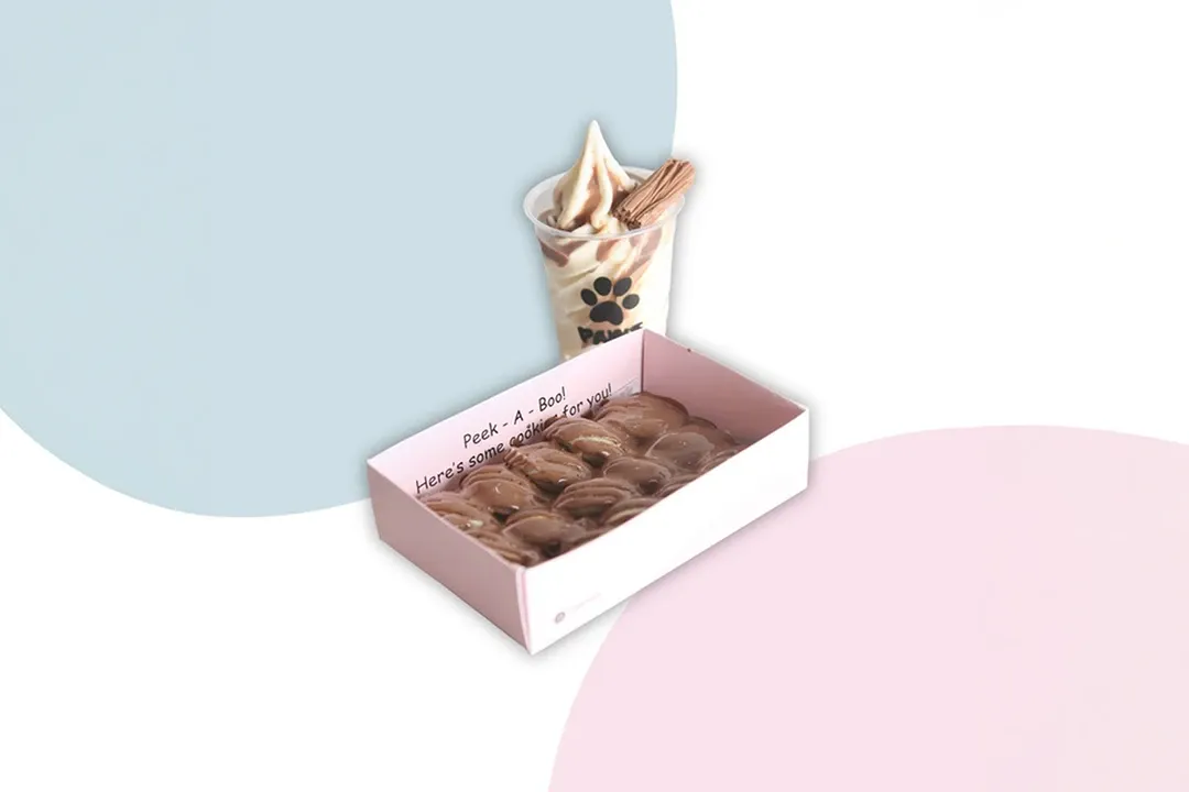 Mini Pancake with Flake Ice Cream